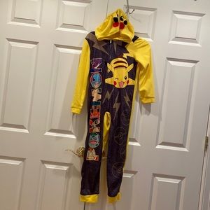 Pokémon kids one-piece sleepwear size youth 10